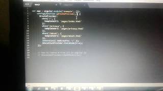 How to remove # from url in angularjs