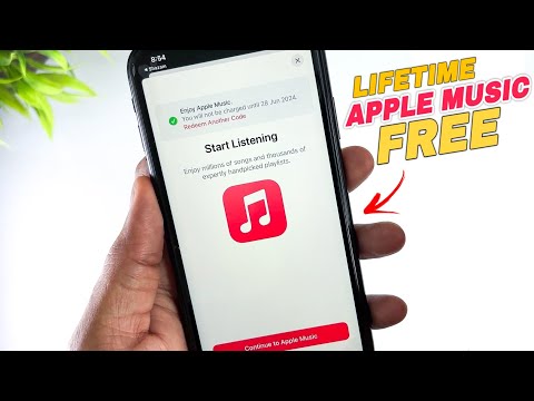 Get free APPLE music for life | 101% live working trick