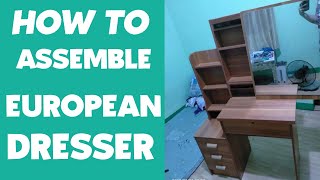 How to Assemble European Dresser