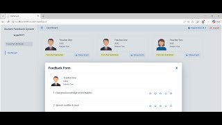Student Feedback System or Faculty Feedback System