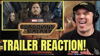 Guardians of the Galaxy Volume 3 | Official Trailer REACTION! | MCU