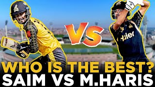 Who is The Best Hard Hitter? | Mohammad Haris vs Saim Ayub | HBL PSL 8 | MI2A