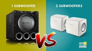 ¿UN Subwoofer Gigante o DOS Subwoofers Pequeños? ¿Cuál es Mejor Opción? | Fotograma 24