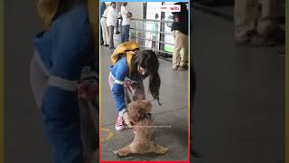 ਦੇਖੋ giorgia andriani ਦੀ cute video, playing with her dog