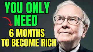 Any POOR person who does this becomes RICH in 6 months | Warren Buffett