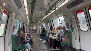 Alstom MOVIA R151 on the Singapore North-South Line Northbound (Part 2: Overground)