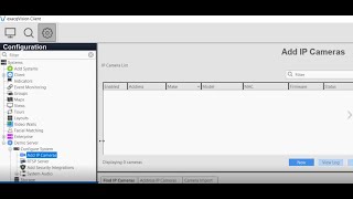Adding an IP Camera to your Exacq recorder