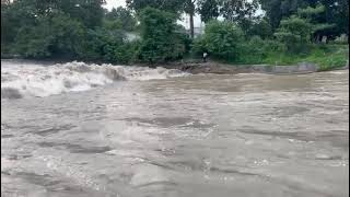 Western Yamuna Canal in monsoon