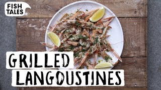 Grilling LANGOUSTINES Norwegian Lobster | Bart van Olphen