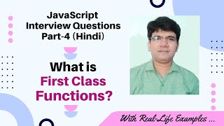 First Class Function in JavaScript | First Class Citizens
