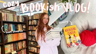 let's do book stuff! 📖 💗 book shopping, reading, + opening book mail