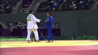 Giorgi Zantaraia vs Sergiu Oleinic European judo teams championships - Baku 2015