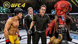 UFC 4 Bruce Lee Vs. Hellboy Ea Sports