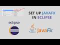 How to Set Up JavaFX in Eclipse for Beginners (Java Project)