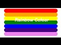 How to create Rainbow Colours with Python Turtle Graphic Using For Loop