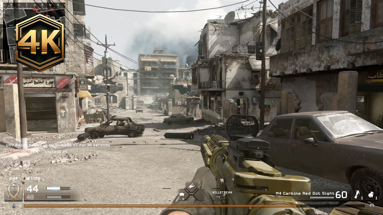 Call Of Duty 4 Modern Warfare Multiplayer Gameplay 4k Youtube