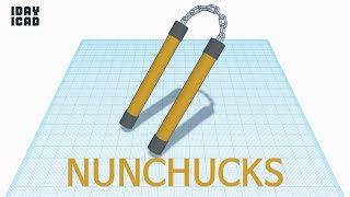 [1DAY_1CAD] NUNCHUCKS (Tinkercad : know-how / style / education)