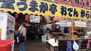 花見で一杯【ラーメンツーリング】高田公園で満開の桜\u0026まつり屋台