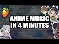 MAKE AN ANIME MUSIC IN 4 MINUTES