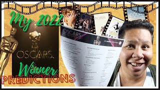 🏆My 2022 OSCARs Winner Predictions // Oscar Predictions // 2022 Academy Awards