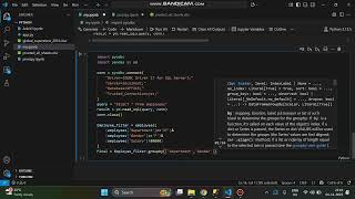 3) How to convert SQL query into #python #pandas #numpy