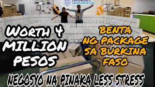 BUSINESS na LESS STRESS 4 MILLION PESOS ang BENTA namin sa AFRICA BasLag tv