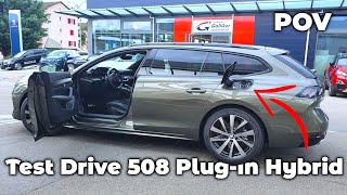 New Peugeot 508 SW Plug-in Hybrid GT 2020 Test Drive POV Review