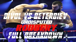 UNDISPUTED!! Beterbiev VS Bivol Full Breakdown! ROBBERY!?