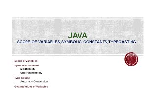 Java-v Scope of Variables , Getting Values to Variables