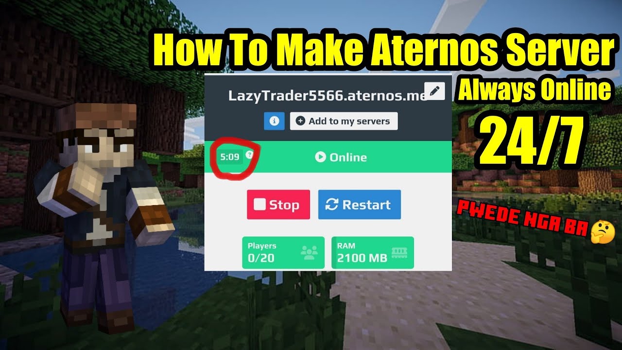 How To Make Aternos Server Always Online 24/7? Is It Possible 🤔 - YouTube