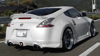 NISSAN  370Z(Z34) フェアレディZ exhaust sounds 排気音 rolling 日産