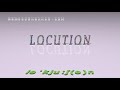 locution pronunciation examples in sentences and phrases