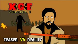 KGF Chapter 2 || teaser vs reality | funny video | teaser spoof | Mv creation