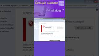 Windows 7  Não atualiza mais?  Corrigir erro 80072efe