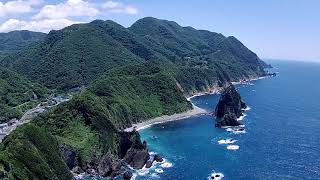 伊豆半島　絶景　雲見浅間神社　展望台