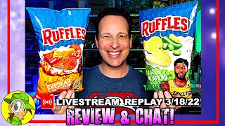 Ruffles® NBA® COLLAB CHIPS Reviews 🥔🔥 Livestream Replay 3.18.22 | Peep THIS Out! 🕵️‍♂️