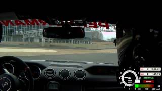 Ford Factory Driver Jade Buford driving the Ford Shelby GT350R at Barber - a 1:41 Lap