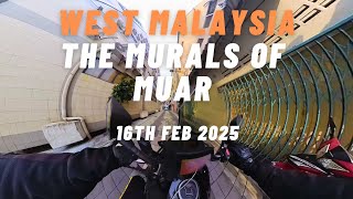 Muar to Pontian Motorcycle Road Trip | Exploring Muar’s Stunning Murals 🎨