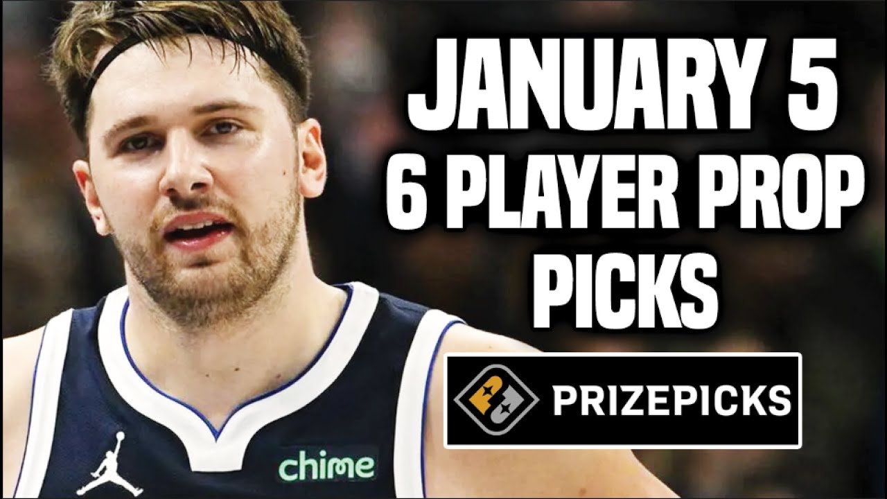 NBA PRIZEPICKS TODAY | 6 BEST PROP PICKS | FRIDAY | 1/5/2024 | BEST ...