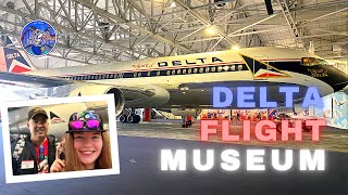 Delta Flight Museum-Our 1st Time! l Full 747 Tour l Rare Delta Airlines Planes and History 4K