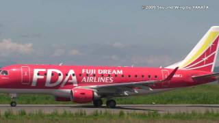 富士山静岡空港 旅客機映像BGV1