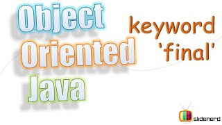 63 Java Final Keyword Example |
