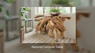 Buy bleached teak root coffee table