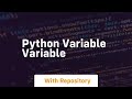 python variable variable