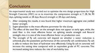 Optimum sustainable mix proportions of high strength concrete by using Taguchi method