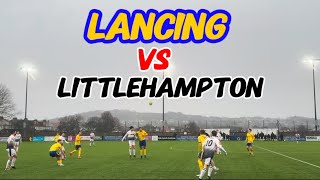 Lancing FC VS Littlehampton FC football game 01 Jan 2025