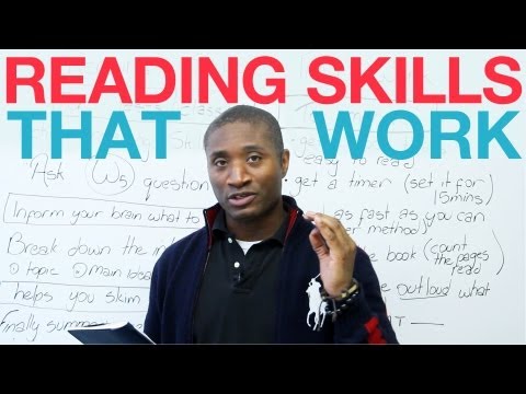 Reading skills that work - for tests and in class Reading skills that work - for tests and in class