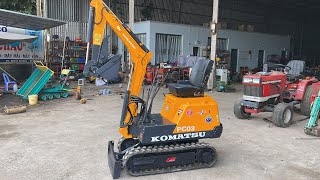 Xe Múc Mini Komatsu Pc-03 | Cần Siêu Dài lh 0972547272 | Nông Cơ Nguyễn Văn Châu