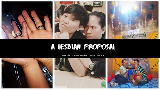 A Lesbian Surprise Proposal (Geo & Marie) 🏳️‍🌈