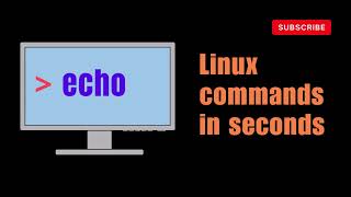 echo | print string to standard output in Linux #linux #linuxhowto #linuxcommand